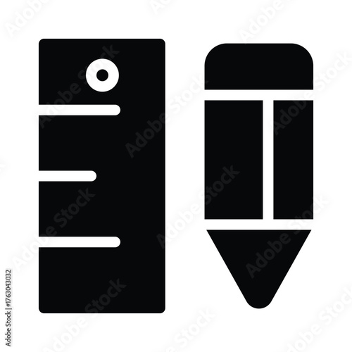 Ruler icon design template