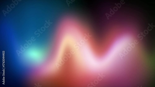 abstract chromatic gradient blue purple and red elegant colorful background (looping video)	