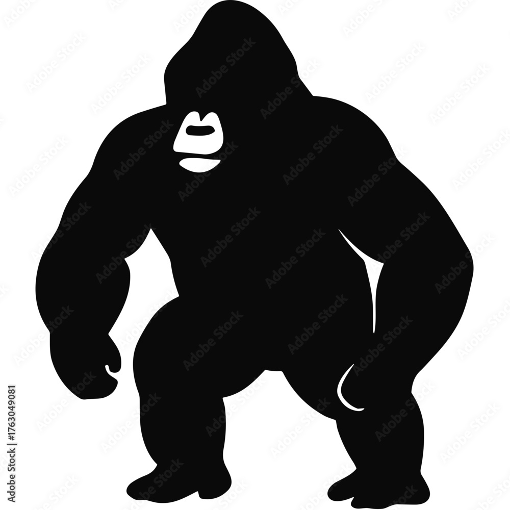 Obraz premium gorilla silhouette
