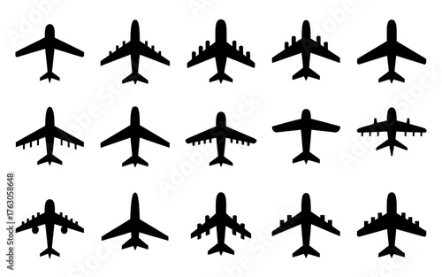 set of airplanes