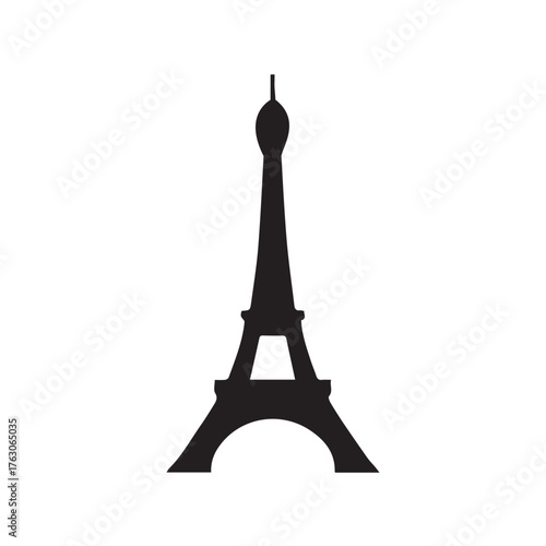 Minimal Black Tower Emblem Expressing Elegance and Confidence