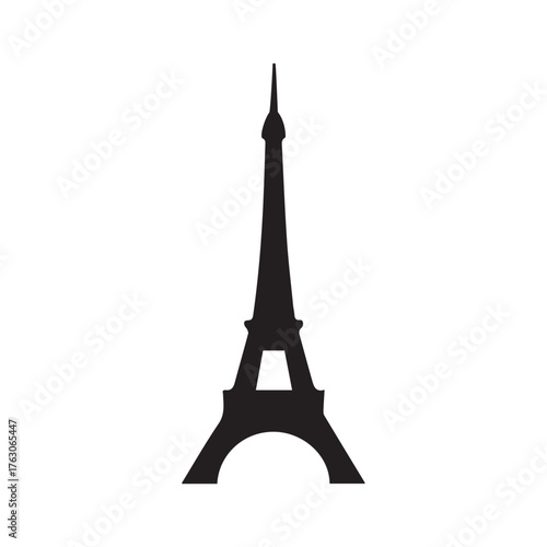 Luxury Eiffel Tower Emblem Representing French Prestige and Elegance