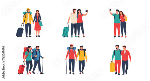 Diverse groups of people enjoying travel and adventure together in various settings.