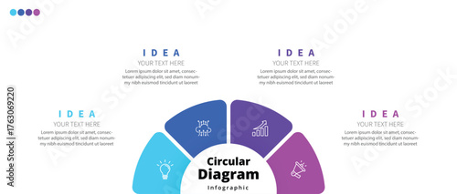 Modern Infographic Chart Design Template