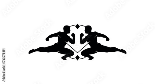 Gemini zodiac sign vector illustration astrological symbol in simple black and white design perfect for horoscope and astrology th