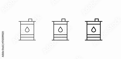 oil petroleum barrel icon sign vector