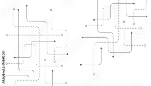 Abstract background with technology circuit board texture. Modern electronic motherboard texture. Creative idea for internet technology. Tech concept for header, web banner, website, presentation.