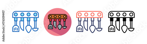 Kitchen Tools multistyle icon