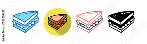 Sandwich multistyle icon