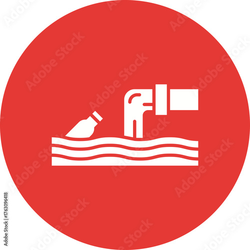 Water Pollution Icon