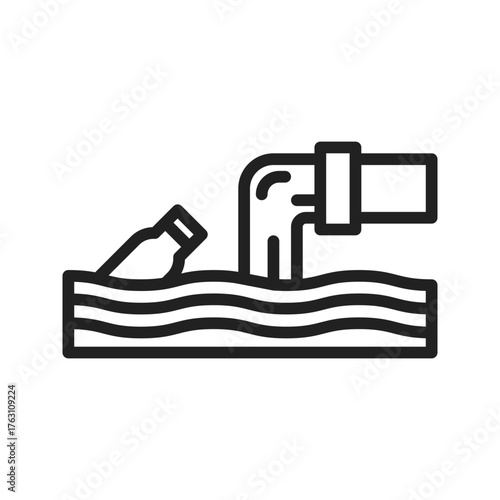 Water Pollution Icon