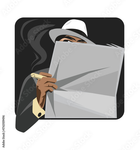 spy agent and crime image