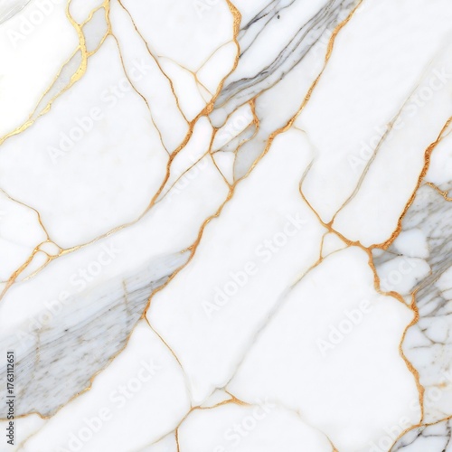 Elegant white marble texture with subtle gold veins natural stone surface pattern