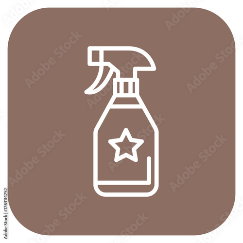 Sparay Bottle icon vector image. Can be used for House Cleaning.