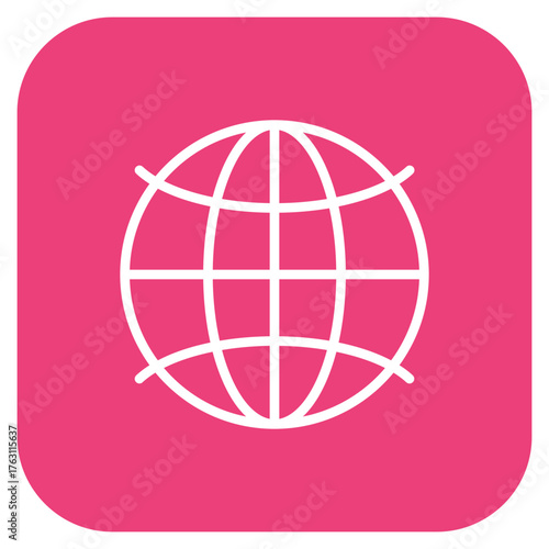 Worldwide Network icon vector image. Can be used for Web Hosting.