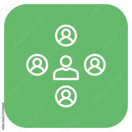 User Connection icon vector image. Can be used for Web Hosting.