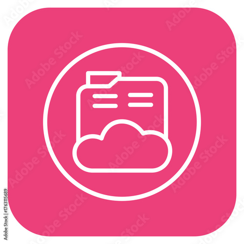 File Backup icon vector image. Can be used for Web Hosting.