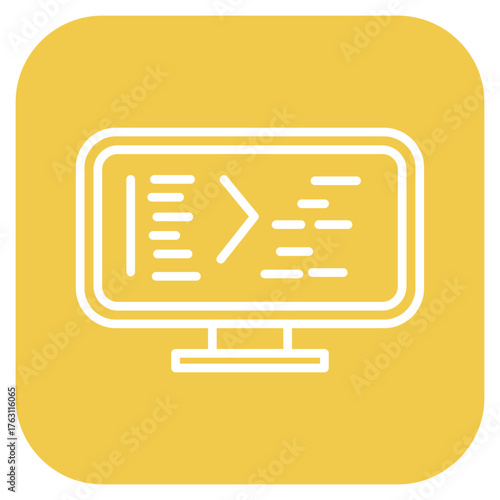 Programming icon vector image. Can be used for Computer Programming.