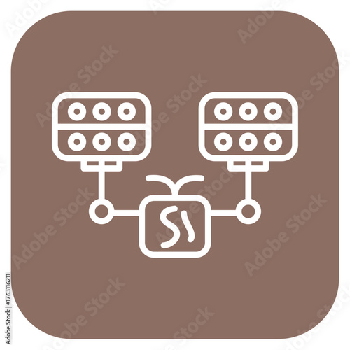 Dependencies icon vector image. Can be used for Computer Programming.
