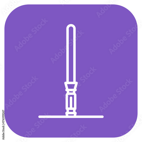 Light Saber icon vector image. Can be used for Science Fiction.