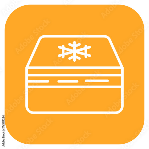 Cryonics icon vector image. Can be used for Science Fiction.