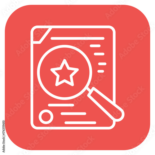 Evidence icon vector image. Can be used for Prison.