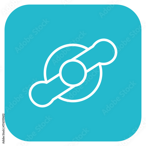 Joint icon vector image. Can be used for Prison.