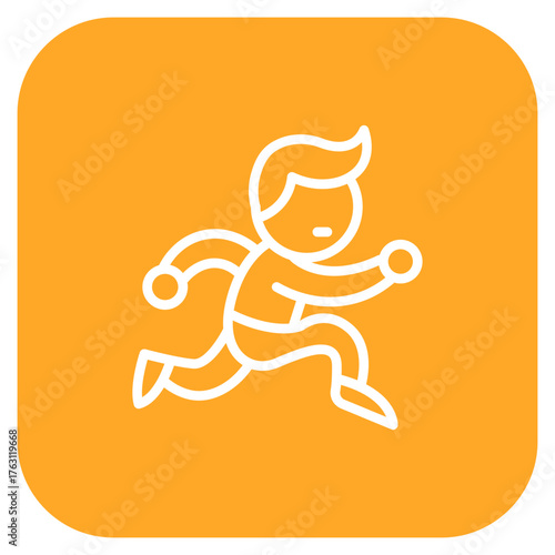 Chase icon vector image. Can be used for Prison.