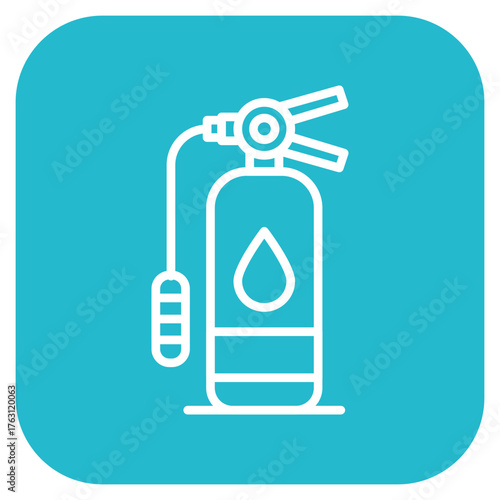 Fire Extinguisher icon vector image. Can be used for Natural Disaster.