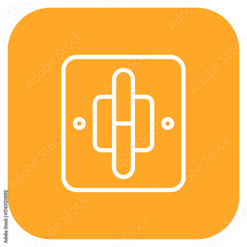 Switch icon vector image. Can be used for Electric Circuits.