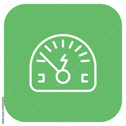Ammeter icon vector image. Can be used for Electric Circuits.