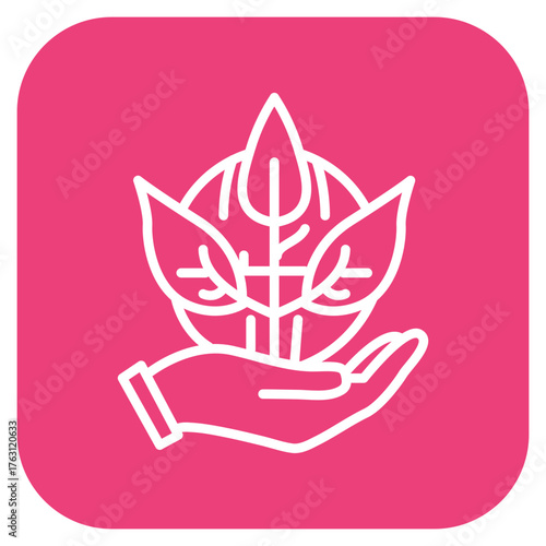 Environmentalist icon vector image. Can be used for Women.