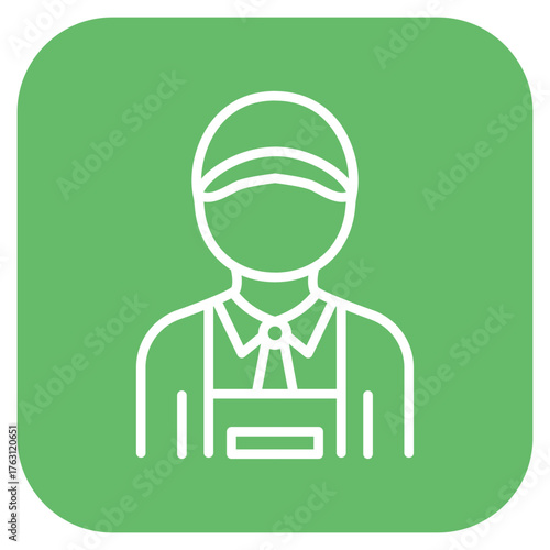 Housekeeper icon vector image. Can be used for Cleaning and Dusting.