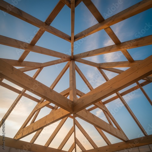 Construction of a country house roof