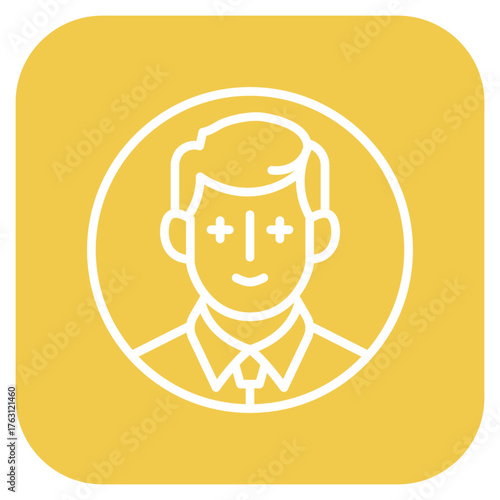 Confidence icon vector image. Can be used for Personality Traits.
