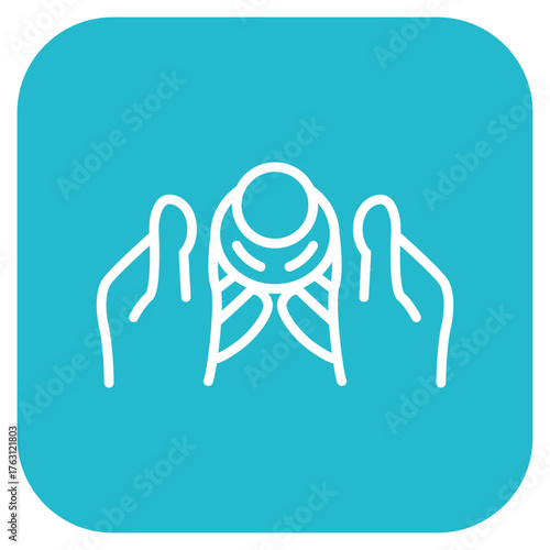 Self Control icon vector image. Can be used for Personality Traits.
