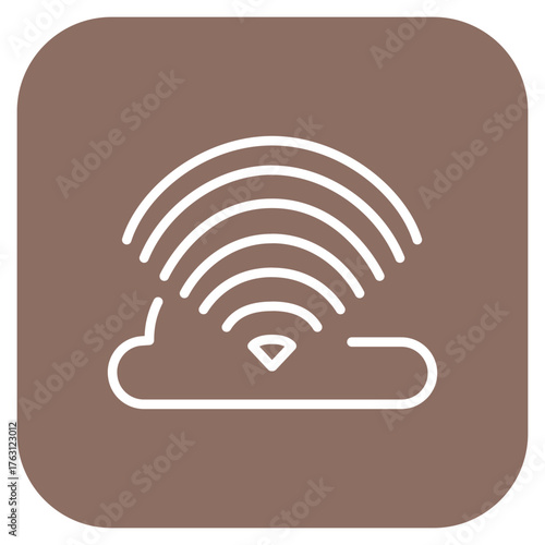Network Speed icon vector image. Can be used for Networking.