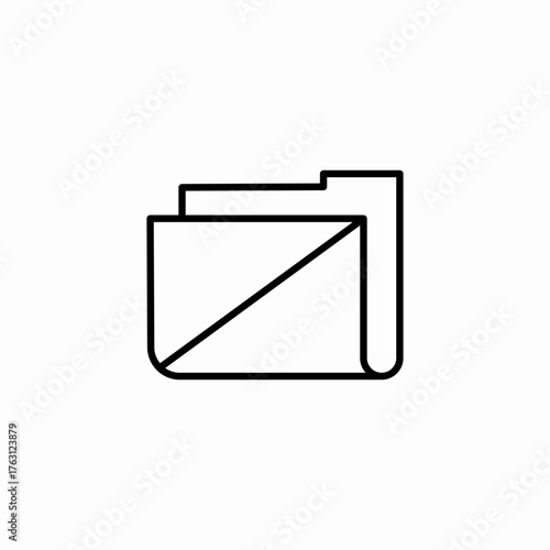 folder secure encrypted icon sign vector
