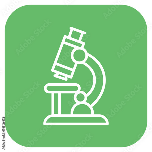 Microscope icon vector image. Can be used for Lab.