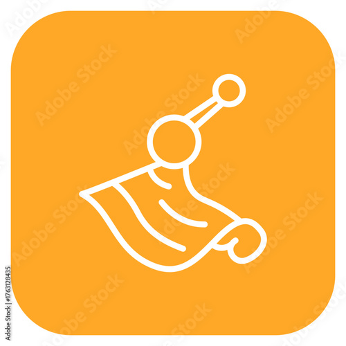 Silk icon vector image. Can be used for Fabric Features.