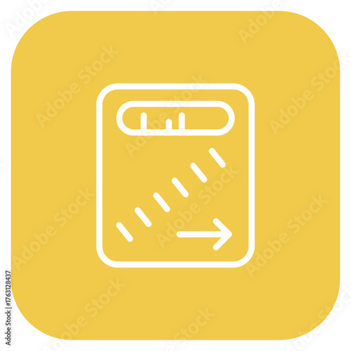 Shrink icon vector image. Can be used for Fabric Features.