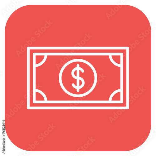 Cash icon vector image. Can be used for Supermarket.