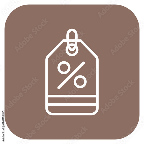 Discount Tag icon vector image. Can be used for Supermarket.