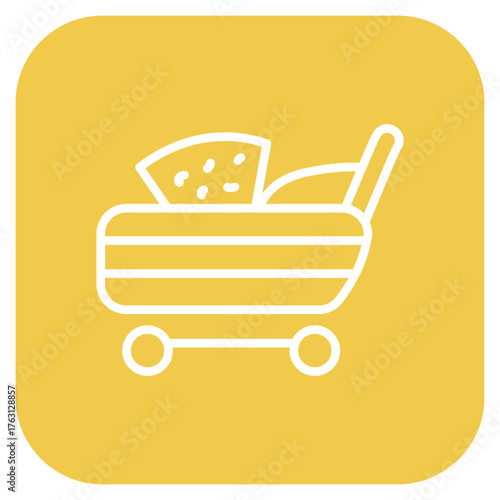 Grocery icon vector image. Can be used for Supermarket.
