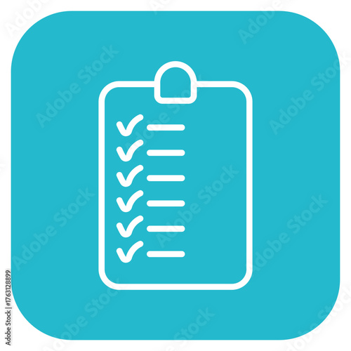 Shopping List icon vector image. Can be used for Supermarket.