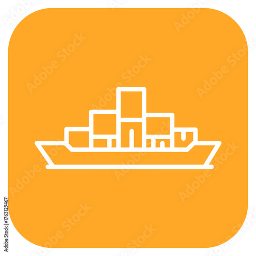 Cargo icon vector image. Can be used for Manufacturing.