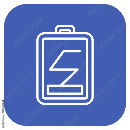 Battery Duration icon vector image. Can be used for Battery and Power.