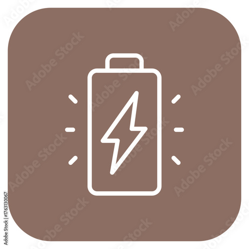 Charge Battery icon vector image. Can be used for Battery and Power.