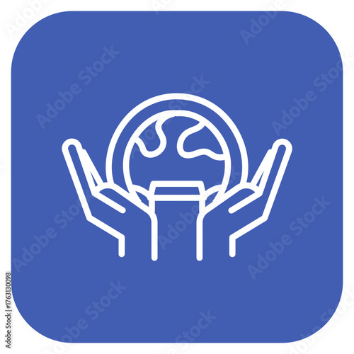 Enviroment icon vector image. Can be used for Battery and Power.