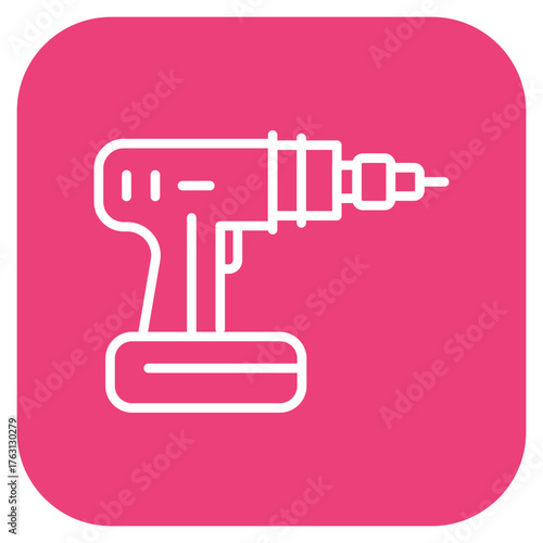 Drill icon vector image. Can be used for Shoemaker.